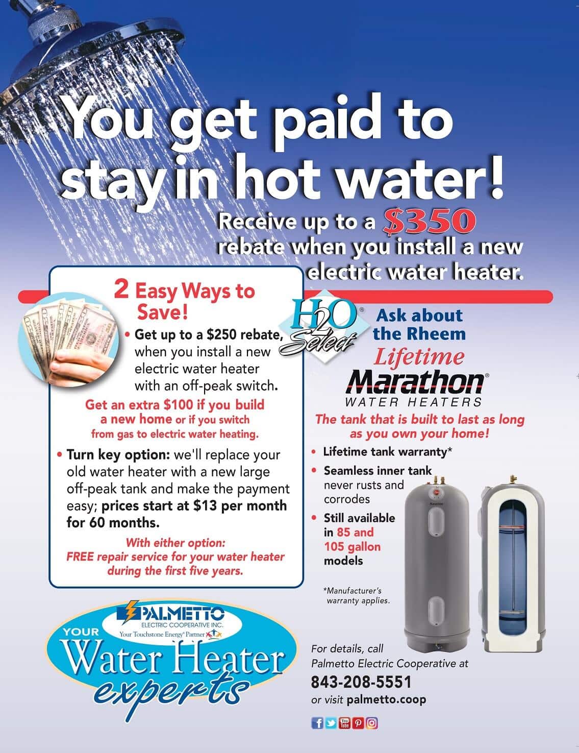  350 Rebate On Your New Hot Water Heater Lowcountry Home Magazine