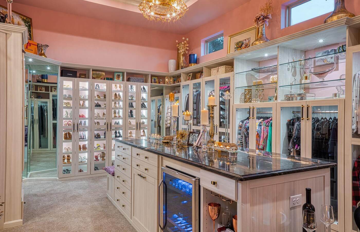Luxurious Renovation of His & Her Closet